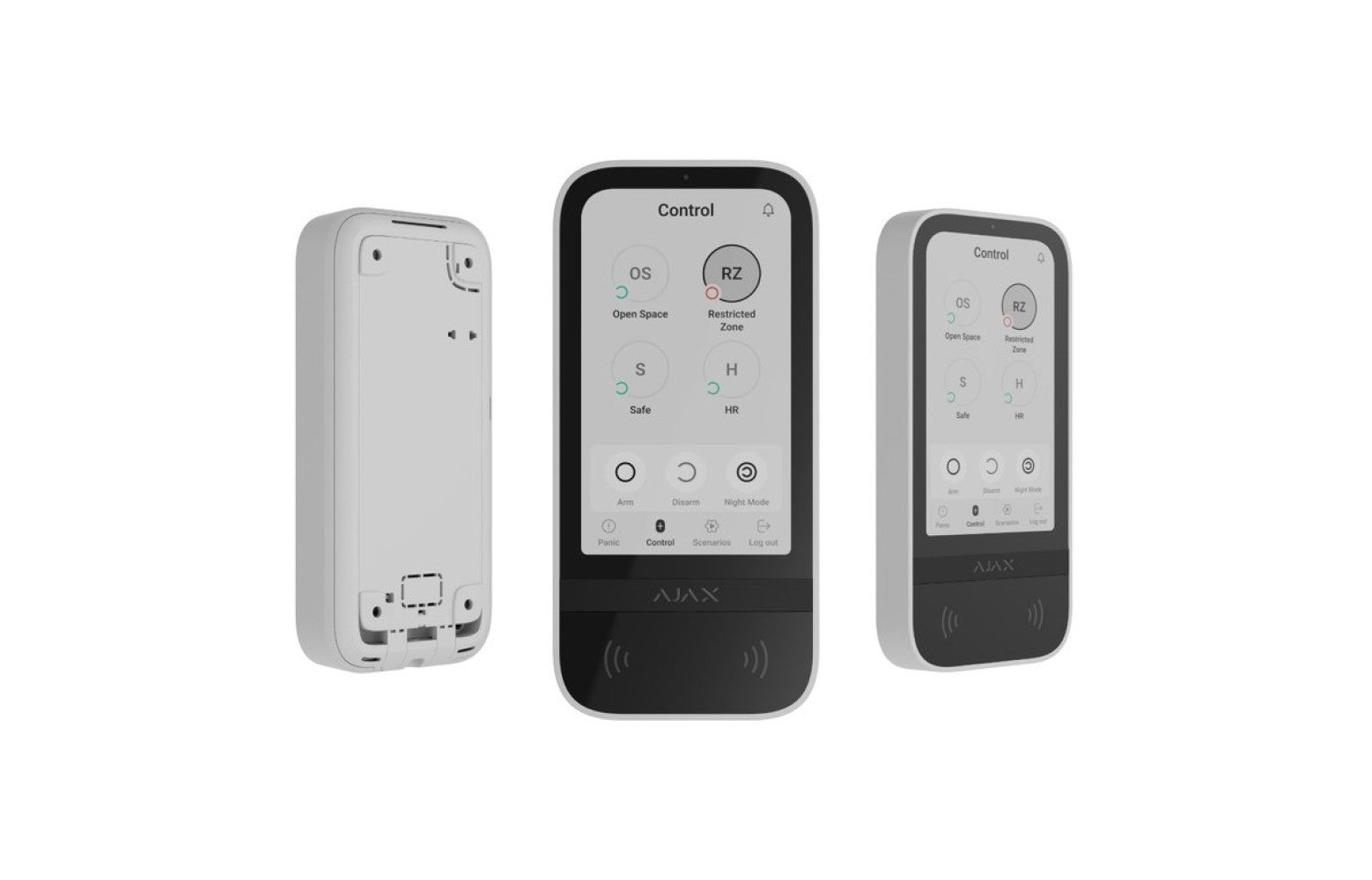 Ajax KeyPad Kabelauslöser Touchscreen Weiß