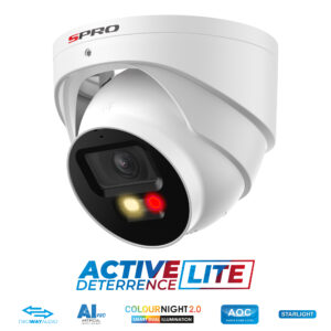 DHIPD40/28LRW-MS SPRO 4MP IP Turret Aktive Abschreckung Weiß