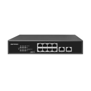 SWITCH-8P-U SPRO 8-Port-PoE-Switch mit 2 Uplink-Ports