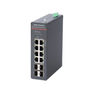 DS-3T1512HP-SI-8P4F Switch DIN 8x PoE